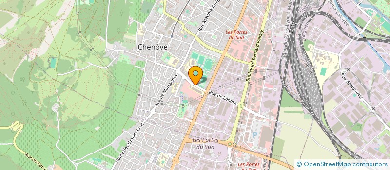 localisation de l'entreprise ASEF  CHENOVE