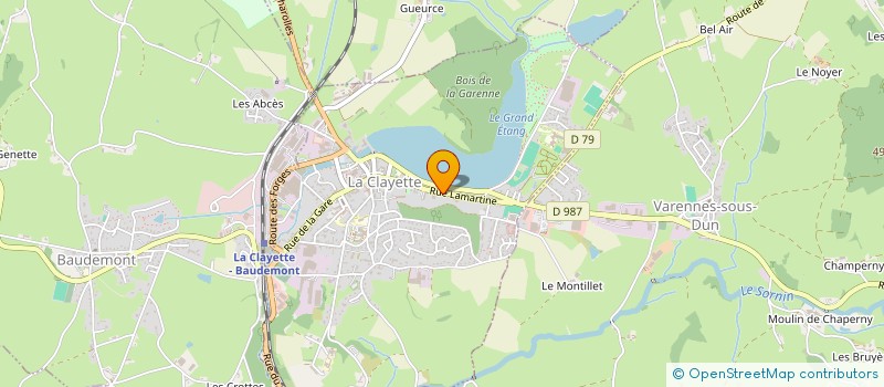 localisation de l'entreprise ASEH PAR L ART THERAPIE MODERNE  LA CLAYETTE