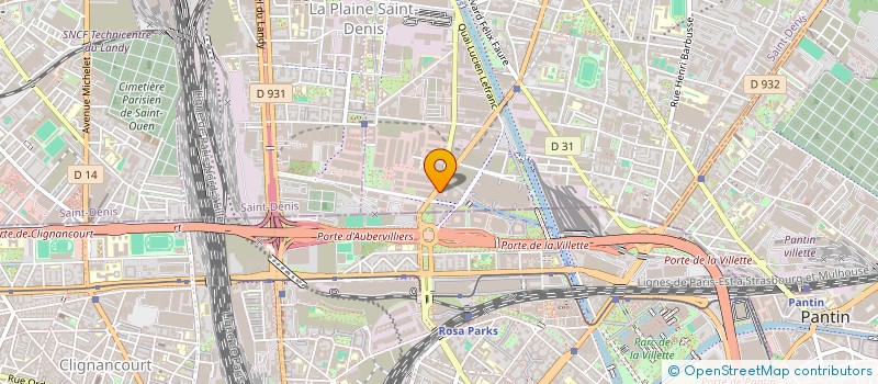 localisation de l'entreprise ASEL  AUBERVILLIERS