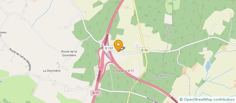 localisation de l'entreprise ASEL  CORZE