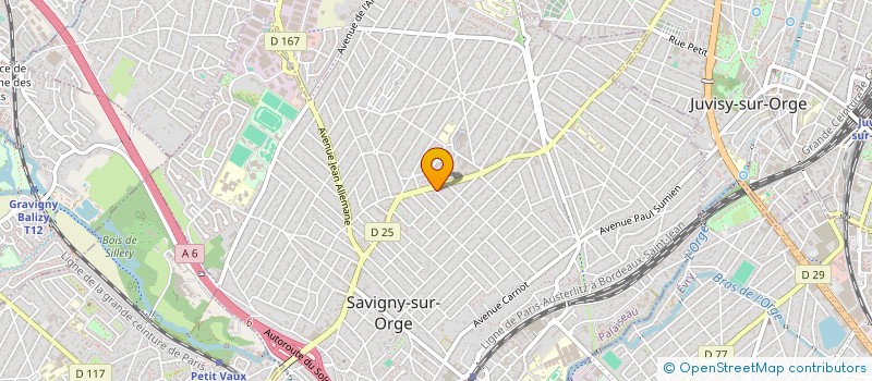 localisation de l'entreprise ASEL à SAVIGNY-SUR-ORGE