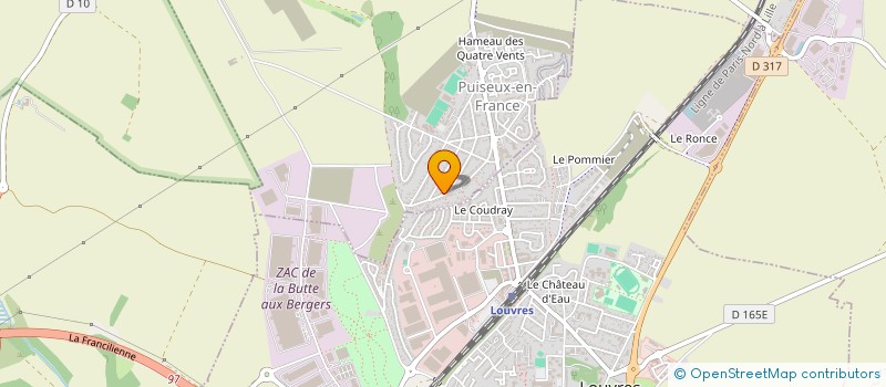 localisation de l'entreprise ASEL CONSTRUCTION  PUISEUX-EN-FRANCE