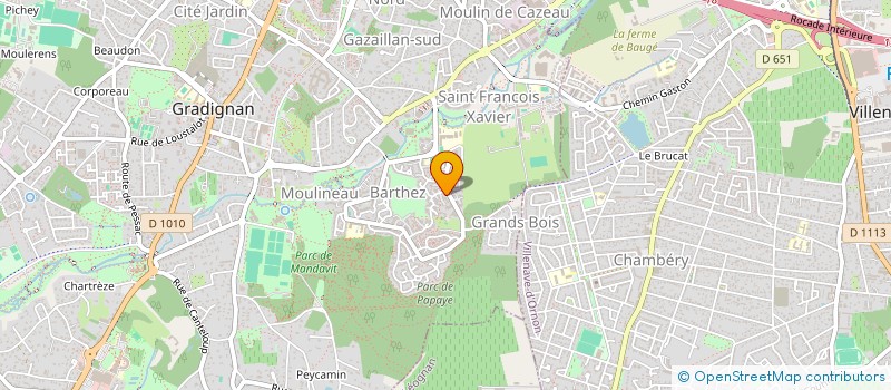 localisation de l'entreprise ASELEC  GRADIGNAN