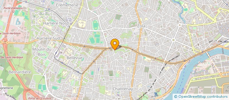 localisation de l'entreprise ASELL à NANTES
