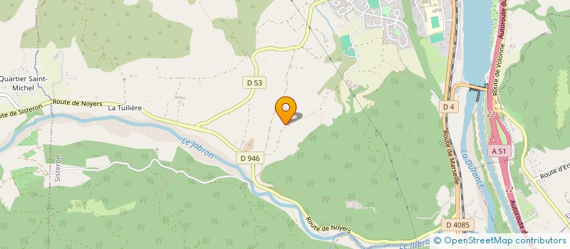 localisation de l'entreprise ASELLIA à SISTERON