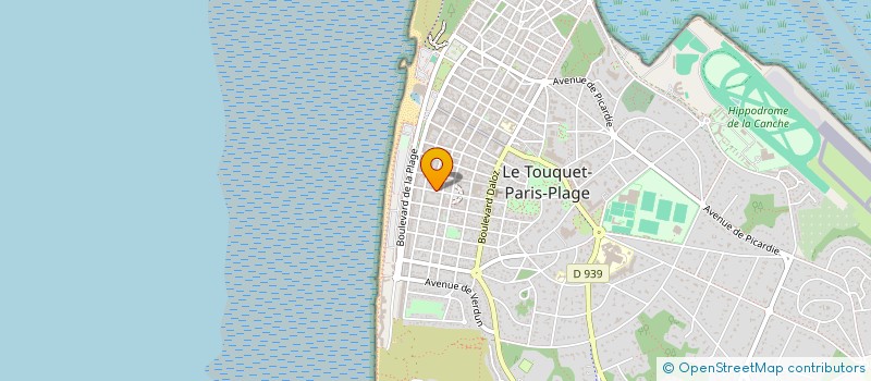 localisation de l'entreprise ASEM à LE TOUQUET-PARIS-PLAGE