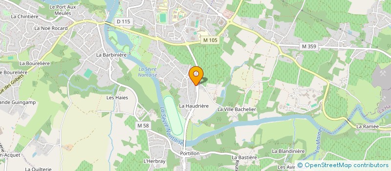 localisation de l'entreprise ASEMO à VERTOU