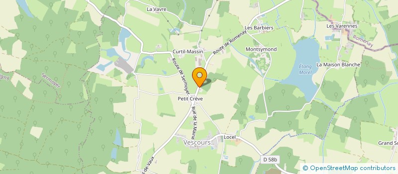 localisation de l'entreprise ASEMOTO à VESCOURS