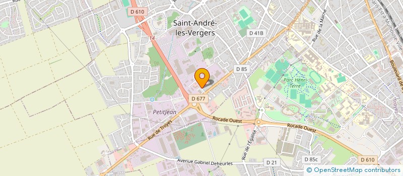 localisation de l'entreprise ASENA  SAINT-ANDRE-LES-VERGERS