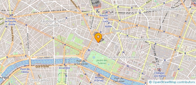 localisation de l'entreprise ASENA CONSEIL  PARIS