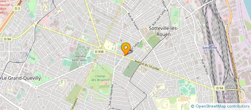 localisation de l'entreprise ASENOV EMIL  SOTTEVILLE-LES-ROUEN