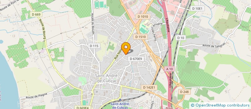 localisation de l'entreprise ASENSI ET GOMEZ  SAINT-ANDRE-DE-CUBZAC