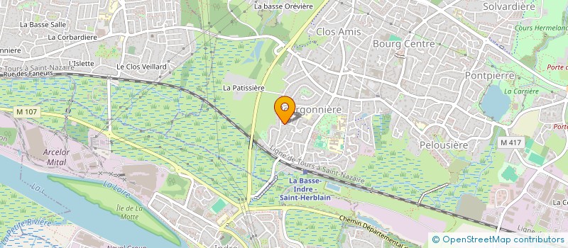 localisation de l'entreprise ASENSILE  COUERON