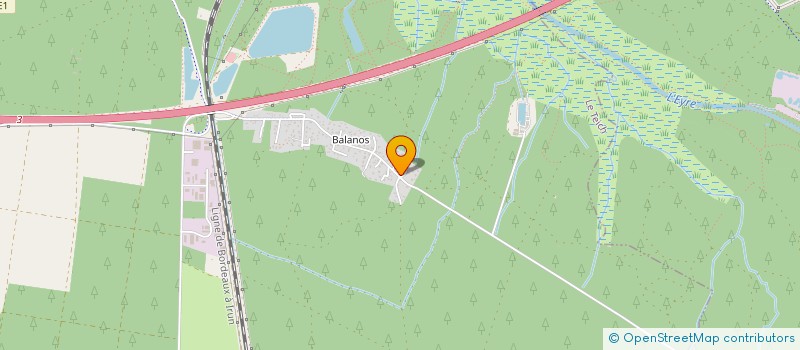 localisation de l'entreprise ASENSIO  LE TEICH