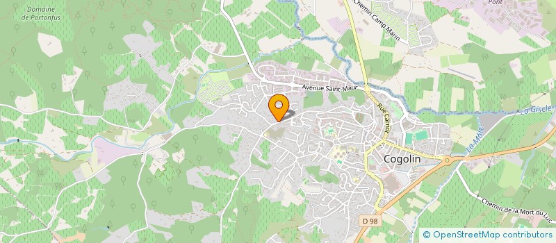 localisation de l'entreprise ASENSIO PISCINE à COGOLIN