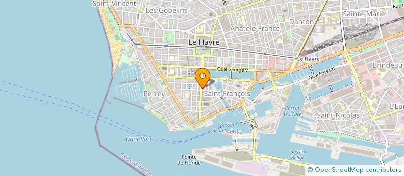 localisation de l'entreprise ASENSU  LE HAVRE