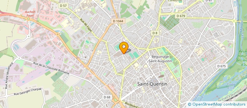 localisation de l'entreprise ASEPT à SAINT-QUENTIN