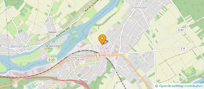 localisation de l'entreprise ASEPTA à FRENEUSE