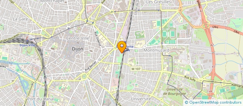 localisation de l'entreprise ASEPTEO à DIJON