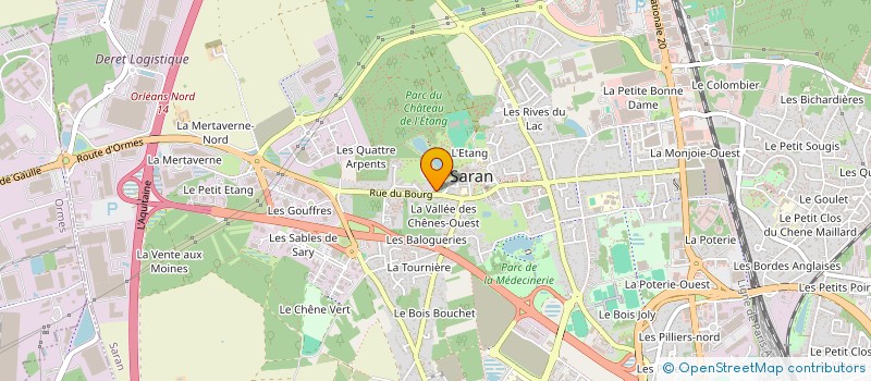 localisation de l'entreprise ASER à SARAN