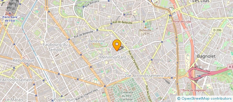 localisation de l'entreprise ASER à PARIS