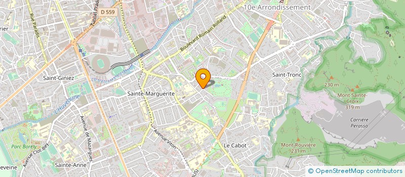 localisation de l'entreprise ASERDAD ASSO SOUT ENFA DEFI à MARSEILLE