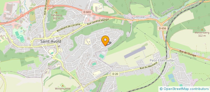 localisation de l'entreprise ASERIN  VALMONT