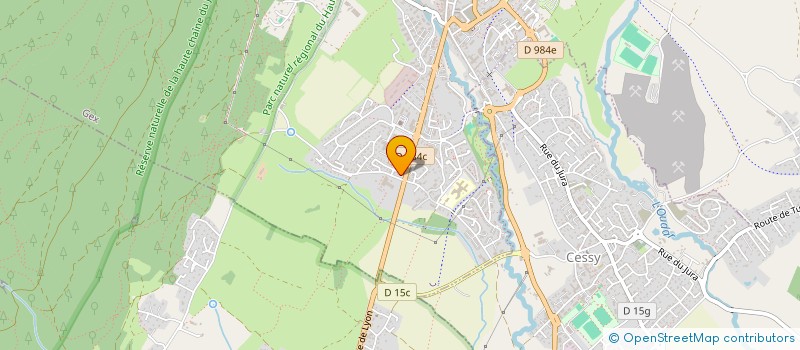 localisation de l'entreprise ASERRADOR  GEX