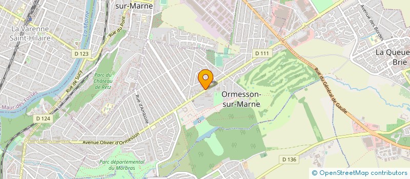 localisation de l'entreprise ASERTI METROLOGY à SUCY-EN-BRIE