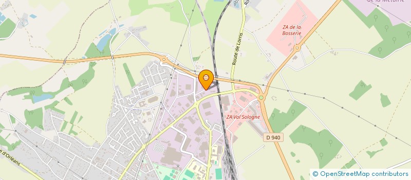 localisation de l'entreprise ASERVAL SA à GIEN