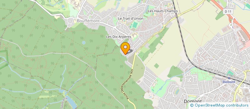 localisation de l'entreprise ASET INGENIERIE  DOMONT