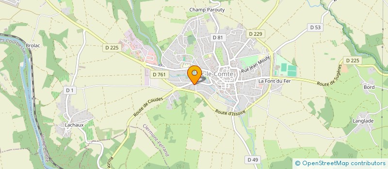 localisation de l'entreprise ASEVE IMMOBILIER  VIC-LE-COMTE