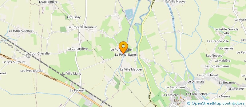 localisation de l'entreprise ASF  MONT-DOL