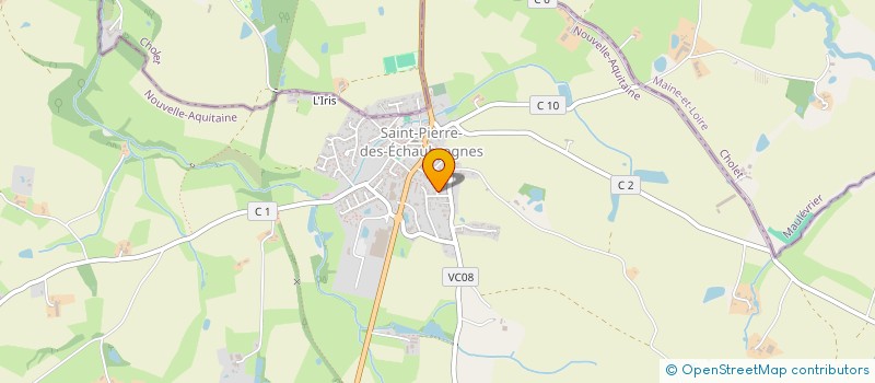 localisation de l'entreprise ASF 79 APPRENDS-MOI  SAINT-PIERRE-DES-ECHAUBROGNES