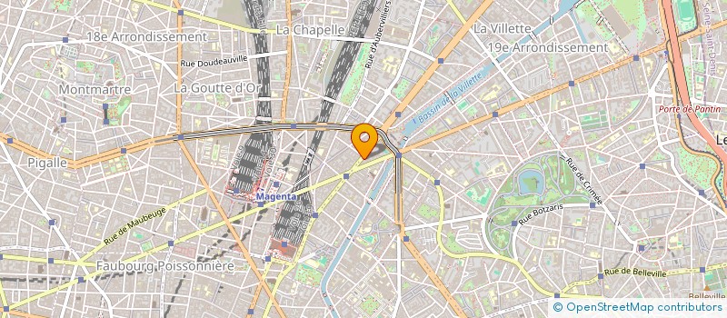 localisation de l'entreprise ASF  PARIS