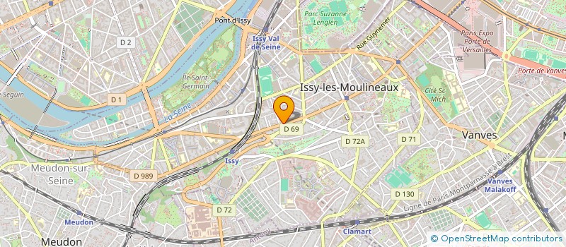 localisation de l'entreprise ASF ACADEMIE SUPERIEURE DE FORMATION à ISSY-LES-MOULINEAUX