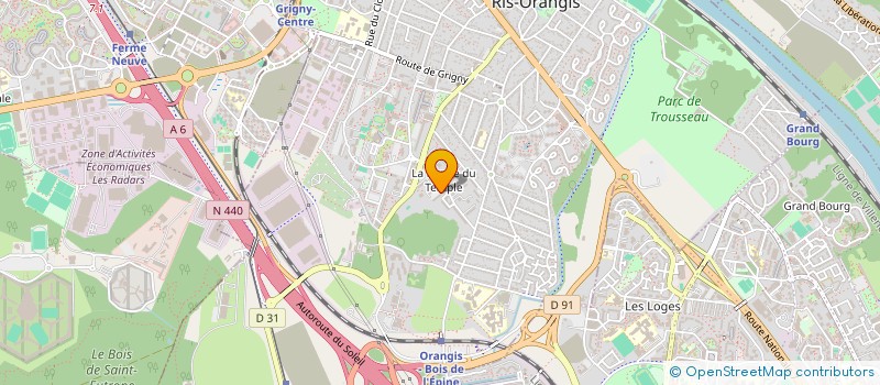 localisation de l'entreprise ASF - AFRIQUE SANS FRONTIERES à RIS-ORANGIS