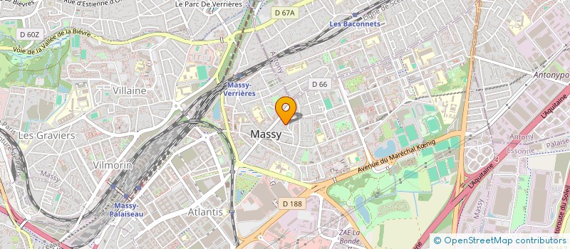 localisation de l'entreprise ASF ARTISANAT SANS FRONTIERES à MASSY
