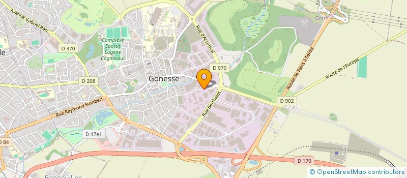 localisation de l'entreprise ASF CONSTRUCTION  CAMBRAI