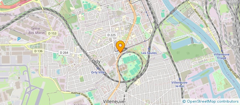 localisation de l'entreprise ASF DELIVERY EXPRESS à ORLY