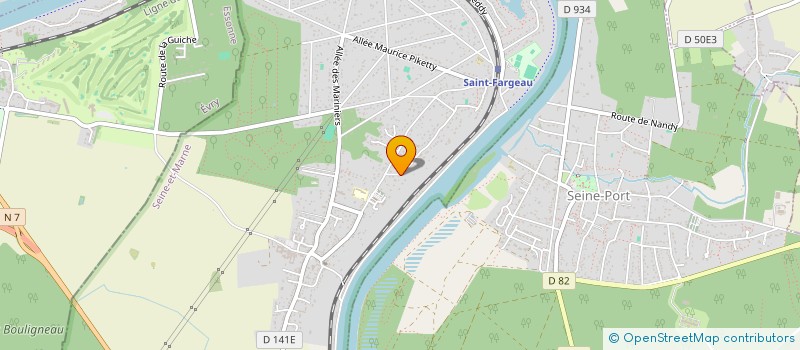 localisation de l'entreprise ASF INTERNATIONAL  SAINT-FARGEAU-PONTHIERRY