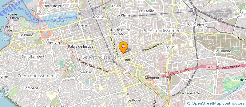 localisation de l'entreprise ASF-LOC à MARSEILLE