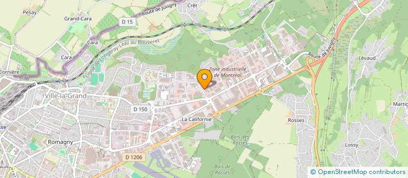 localisation de l'entreprise ASF MGT  VETRAZ-MONTHOUX