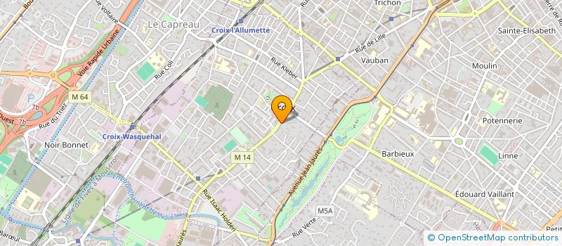 localisation de l'entreprise ASFA à CROIX