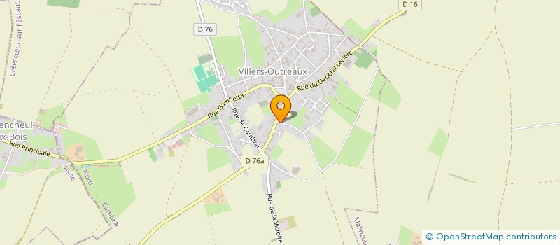 localisation de l'entreprise ASFA AMICAL  VILLERS-OUTREAUX