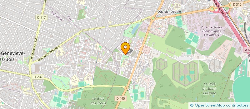 localisation de l'entreprise ASFA VTC à FLEURY-MEROGIS