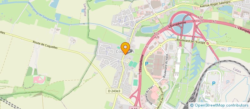 localisation de l'entreprise ASFAB IMMOBILIER  COQUELLES