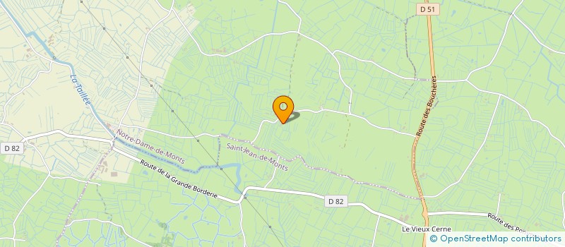 localisation de l'entreprise ASFALEIA  NOTRE-DAME-DE-MONTS