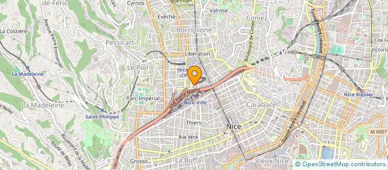 localisation de l'entreprise ASFALLOU à NICE