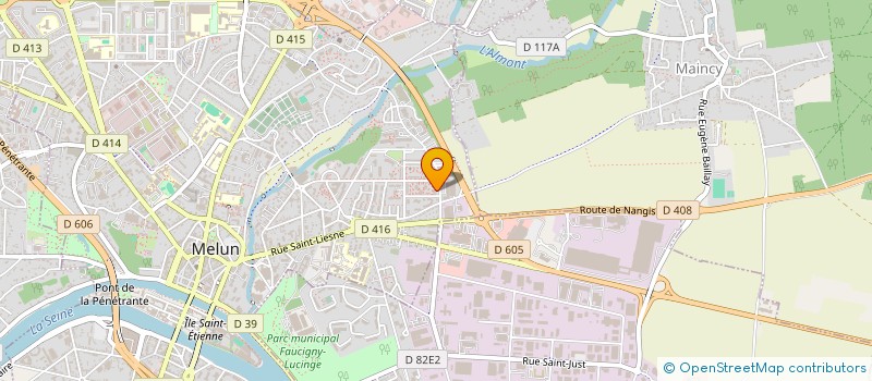 localisation de l'entreprise ASFAR DE L'ALMONT à MELUN